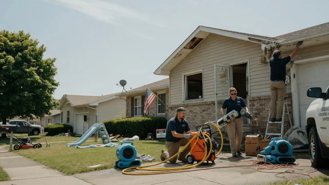 Water Damage Restoration in West Newton, IN near me